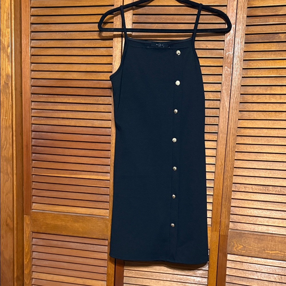 Elegant Black Midi Dress